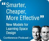 Dr. Geoff Mitchell of Queensland University of Technology and Tidebreak CEO Dr. Andrew Milne present new models of learning space design at Campus Technology 2009